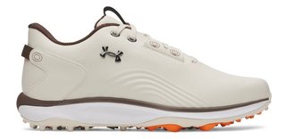 Under Armour Drive Fade 2 Spikeless mens golf shoes, stone/metallic silver