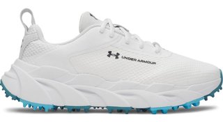 Under Armour Halo Tour Hybrid Spikeless ladies golf shoes, white