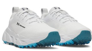 Under Armour Halo Tour Hybrid Spikeless ladies golf shoes, white