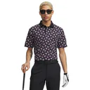 Under Armour ArmourDry Printed men's polo, black/posh pink/white