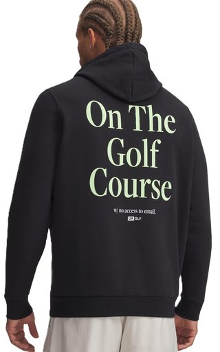 Under Armour Icon Golf Trip men's hoodie, black