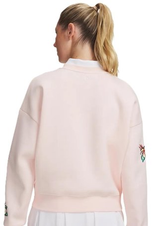 Under Armour Icon Golf Trip Crew women's sweater, pink