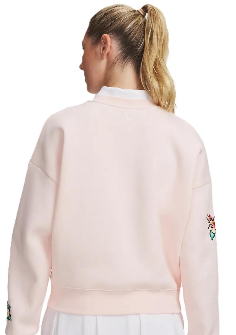 Under Armour Icon Golf Trip Crew women's sweater, pink