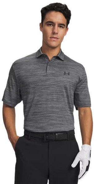 Under Armour Matchplay men's polo, castlerock/steel/black