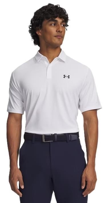 Under Armour Matchplay men's polo, white/pitch gray