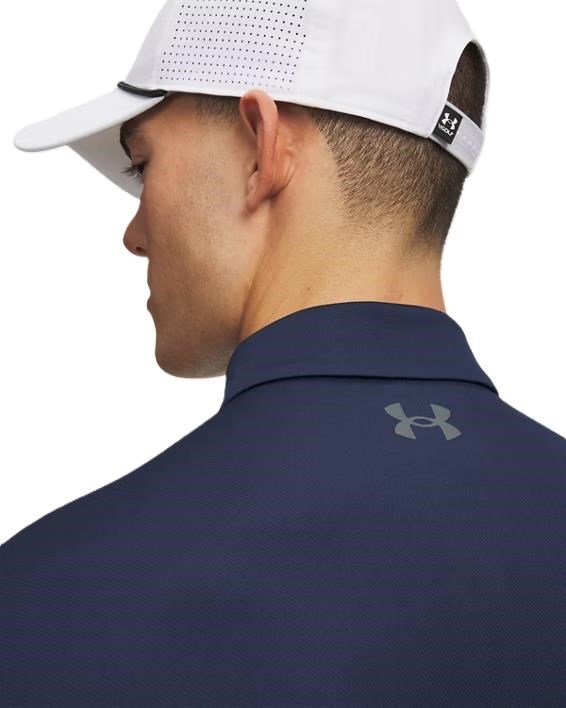 Under Armour Matchplay men's polo, academy/pitch gray