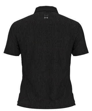 Under Armour Halo Bonded Jacquard women's polo, black