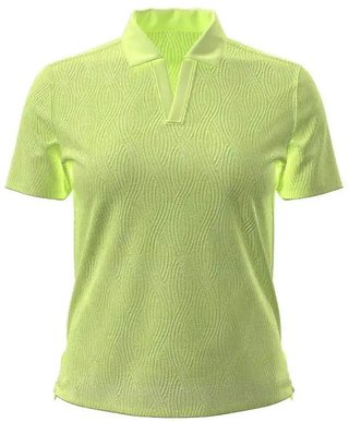 Under Armour Halo Bonded Jacquard women's polo, fade green
