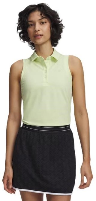 Under Armour Drive Sleeveless women's polo, fade green