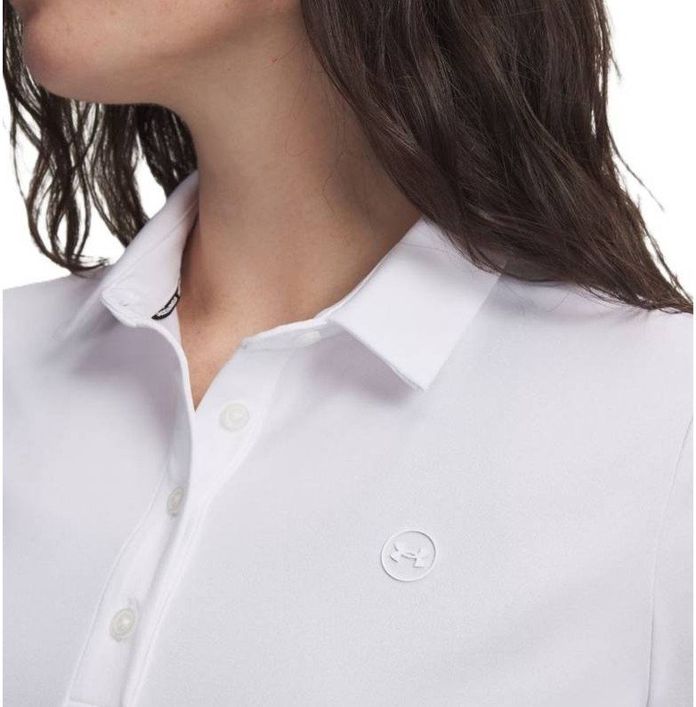 Under Armour Drive Short Sleeve women's polo, white