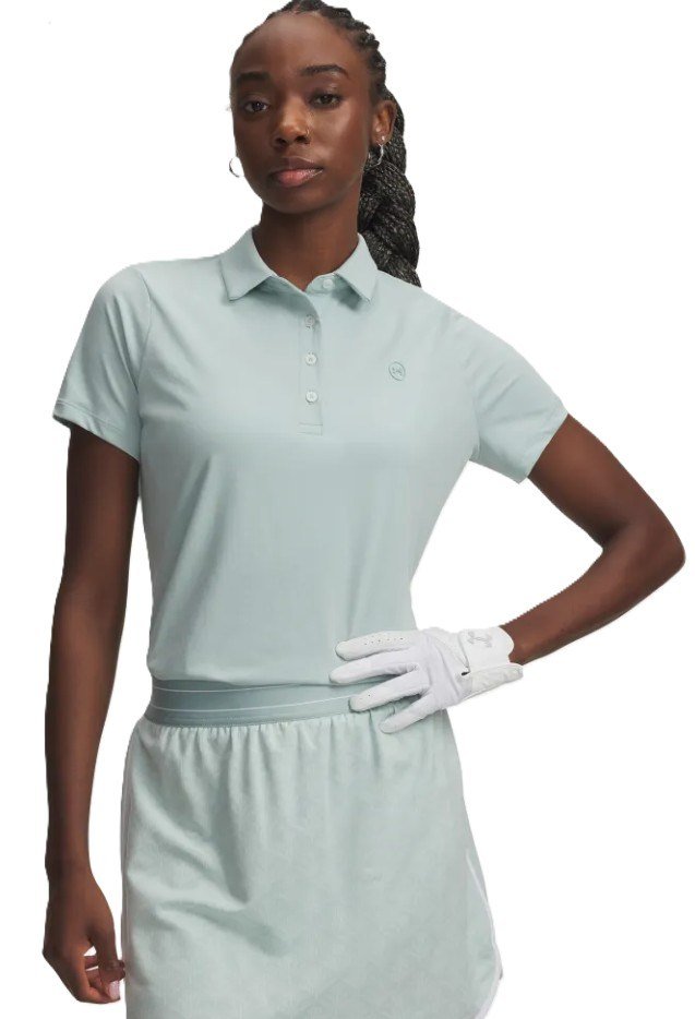 Under Armour Drive Short Sleeve women's polo, enamel blue