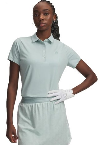 Under Armour Drive Short Sleeve women's polo, enamel blue