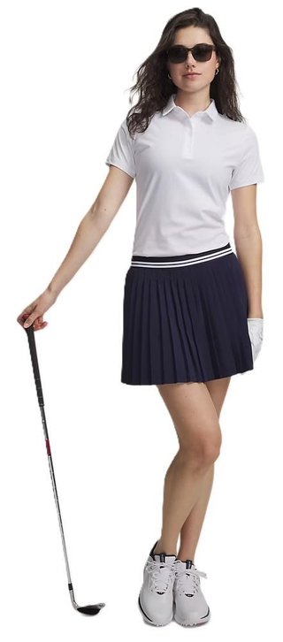 Under Armour Drive Pleated women's skort, midnight navy/white