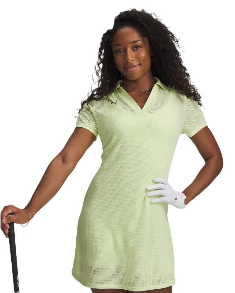 Under Armour UA Drive 2-in-1 golf dress, green