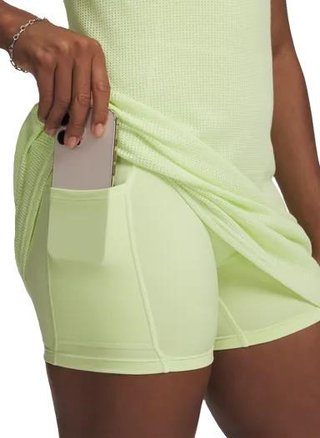 Under Armour UA Drive 2-in-1 golf dress, green