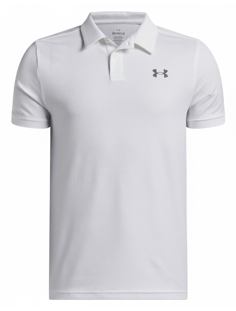 Under Armour Matchplay junior polo, white/castlerock
