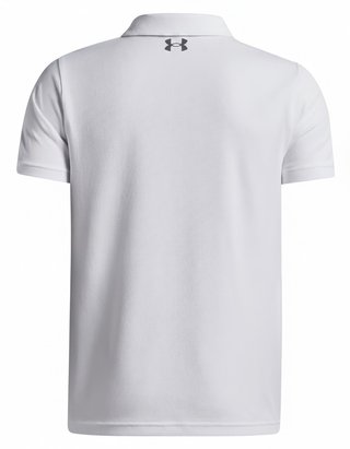 Under Armour Matchplay junior polo, white/castlerock