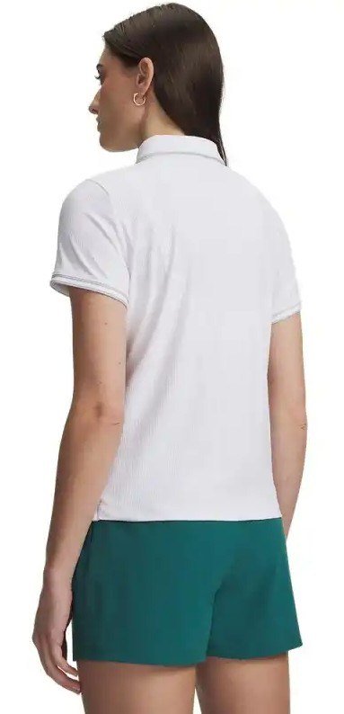 Under Armour Drive Chill women's polo, white/halo gray
