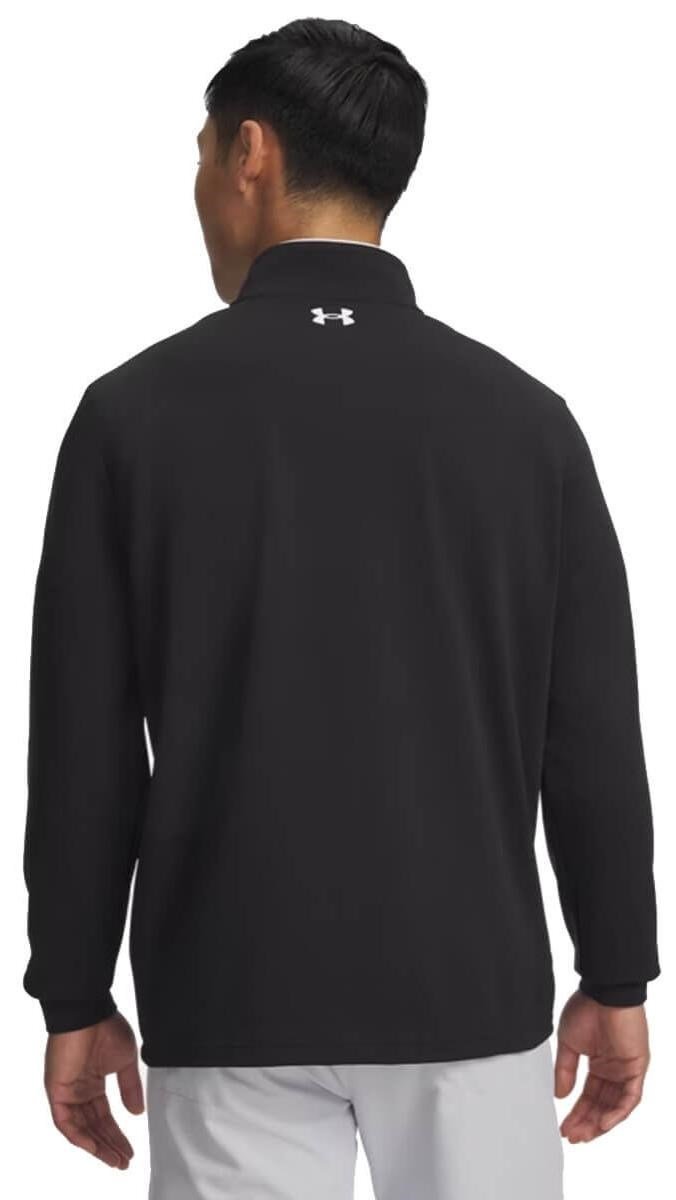 Under Armour MatchPlay 1/4 Zip men's sweatshirt, black/white
