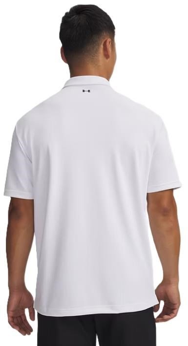 Under Armour Tee To Green Pique men's polo, white/black