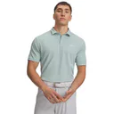 Under Armour Tee To Green Pique men's polo, enamel blue/white