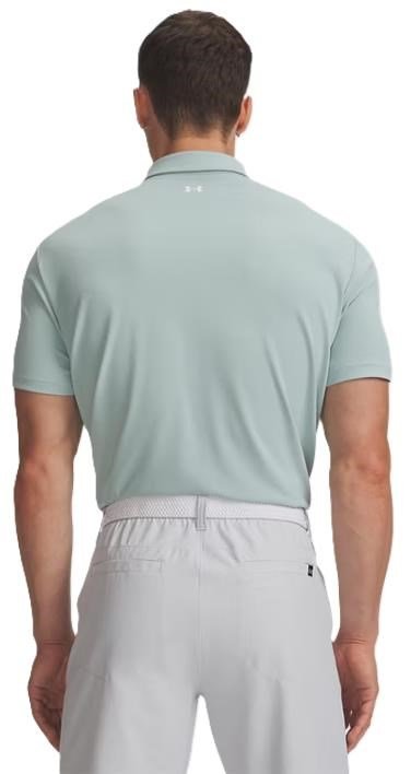 Under Armour Tee To Green Pique men's polo, enamel blue/white