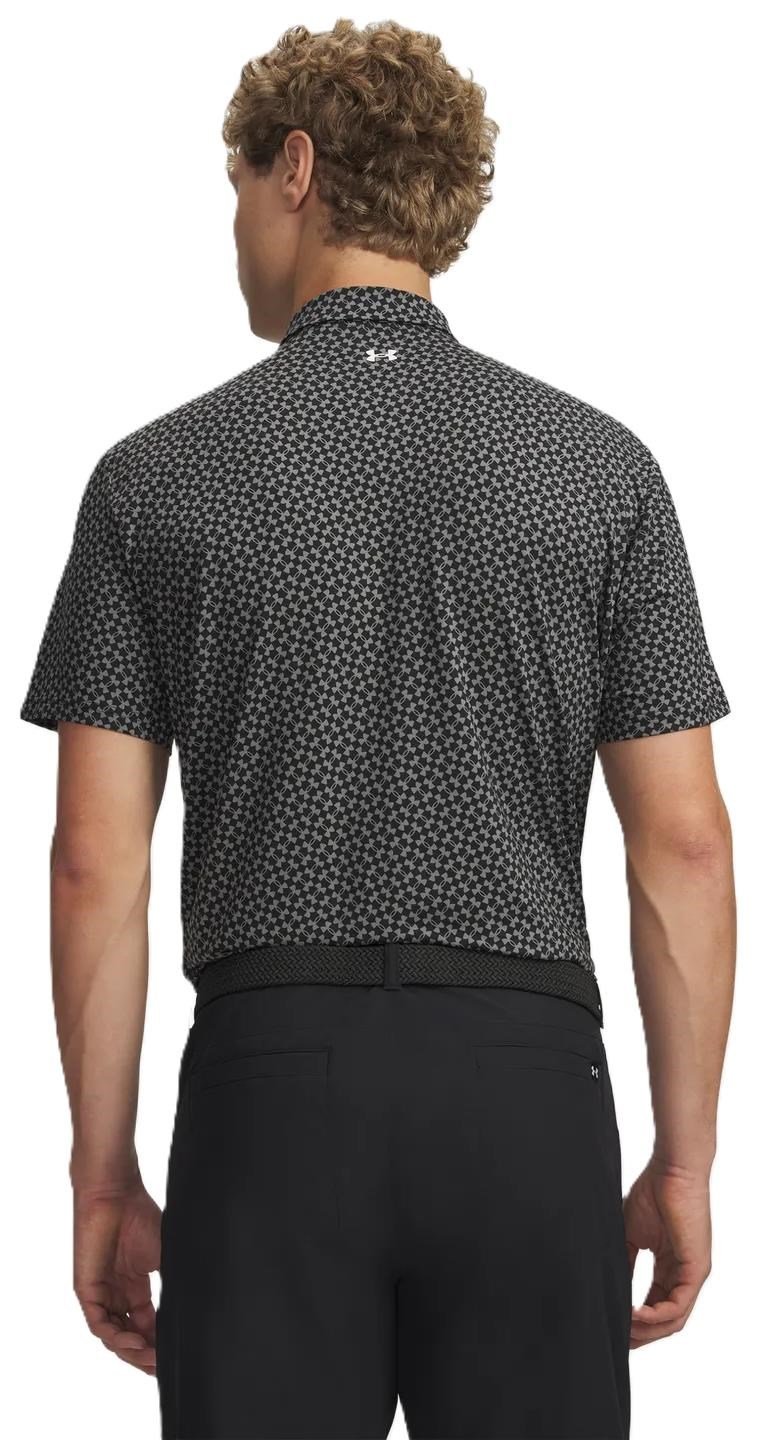 Under Armour T2G Printed men's polo, black