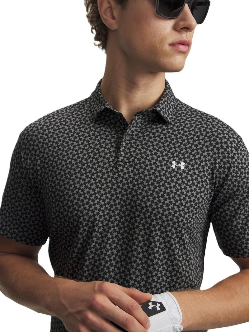 Under Armour T2G Printed men's polo, black