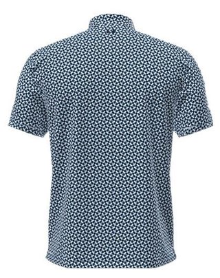 Under Armour UA T2G Printed men's polo, varsity blue/white/midnight navy
