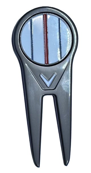 Callaway Divot Tool + Triple Track Marker, gunmetal