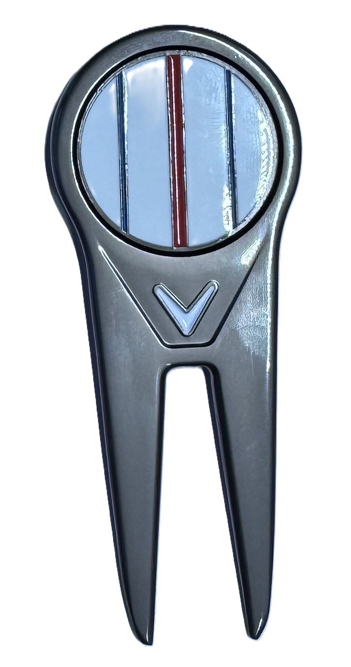 Callaway Divot Tool + Triple Track Marker, gunmetal