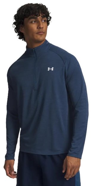 Under Armour Tech Textured 1/2 Zip men's t-shirt, navy