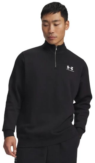 Under Armour Icon Fleece 1/4 Zip men's sweatshirt, black