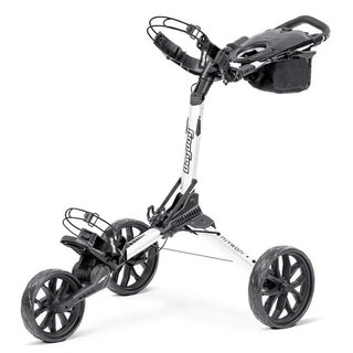 Bag Boy Nitron Auto-Open manual trolley, white/black