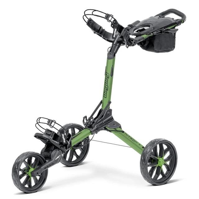 Bag Boy Nitron Auto-Open manual trolley, green/black