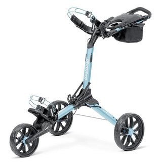 Bag Boy Nitron Auto-Open manual trolley, ice blue/white