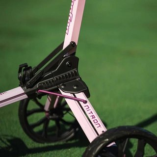 Bag Boy Nitron Auto-Open manual trolley, pink/wine