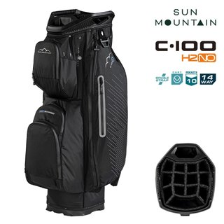 Sun Mountain H2NO C100 Waterproof cart bag, black
