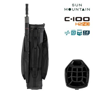 Sun Mountain H2NO C100 Waterproof cart bag, black