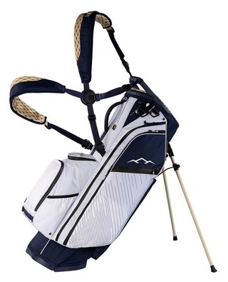 Sun Mountain H2NO E-4.5 14 Way VLO Waterproof stand bag, navy/gold/white
