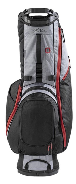 Sun Mountain Forerunner stand bag, black/nickel/red