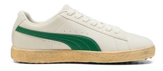 Puma Golf Puma Suede 30904 mens golf shoes, warm white/luso green