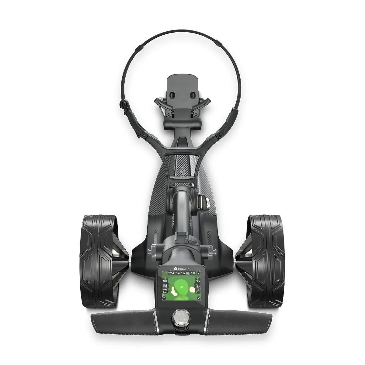 Motocaddy NEW M-TECH GPS electric trolley 2026, Ultra Lithium 36+, graphite