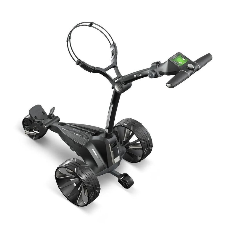 Motocaddy NEW M-TECH GPS electric trolley 2026, Ultra Lithium 36+, graphite