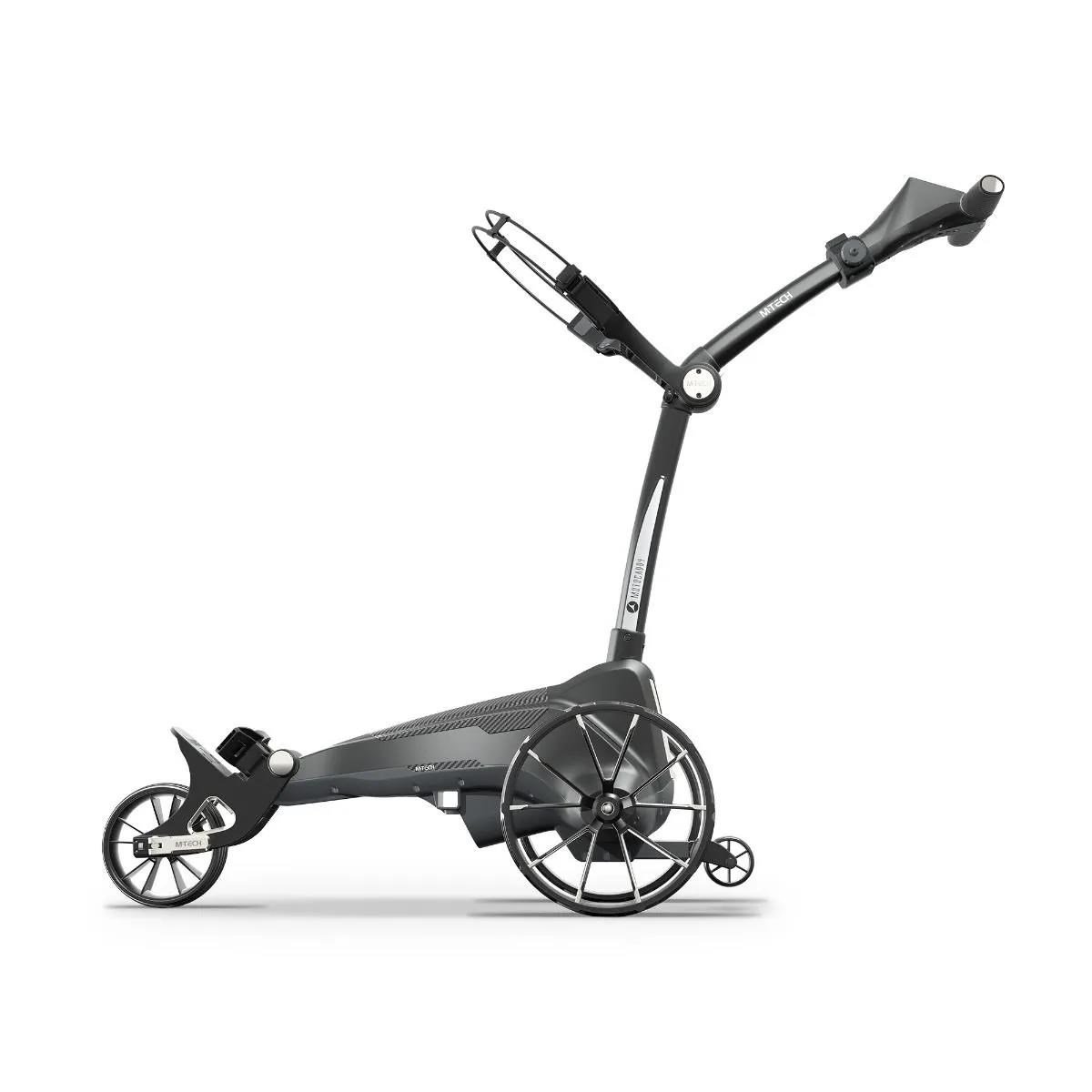 Motocaddy NEW M-TECH GPS electric trolley 2026, Ultra Lithium 36+, graphite