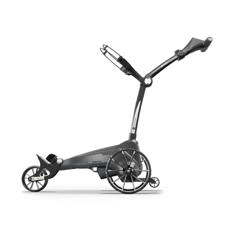 Motocaddy NEW M-TECH GPS electric trolley 2026, Ultra Lithium 36+, graphite