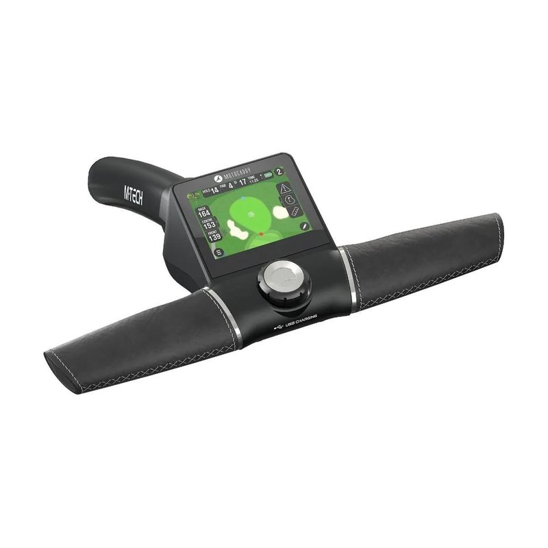 Motocaddy NEW M-TECH GPS electric trolley 2026, Ultra Lithium 36+, graphite