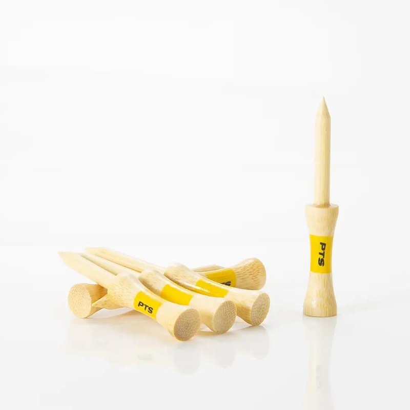 Pride Sports PTS Bamboo Step Tee 69 mm (2 3/4"), 50 tees, yellow