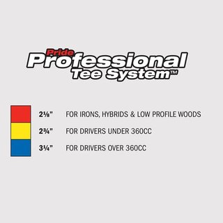 Pride Sports PTS Bamboo Step Tee 83mm / 3 1/4" (50 tees), blue
