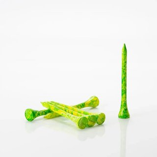 Pride Sports Special Edition Paint Splatter Tees 69mm Green/Yellow (45 pack)